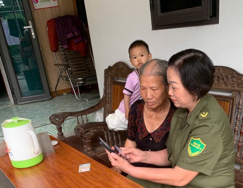 Nữ tổ phó bảo vệ an ninh trật tự  thôn Phạm Trung, xã Gia Phúc tận tụy, hết lòng vì dân